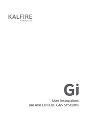 Kalfire Gi105/59F User Instructions