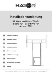 HAGOR 5852 Installation Manual
