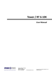 UPSONIC POWER RT UPS 10KS User Manual