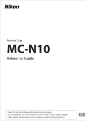 Nikon MC-N10 Reference Manual