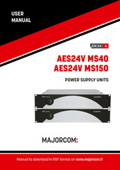 Majorcom: AES24V MS40 User Manual