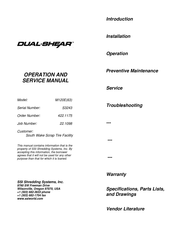 DUAL-SHEAR S3243 Operation And Service Manual