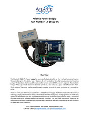 Atlantis A-15600-PS Manual