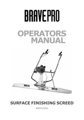 Brave PRO BRPS105H Operator's Manual