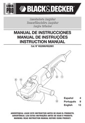 Black & Decker LINEA PRO KG2000 Instruction Manual