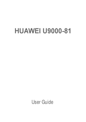 Huawei U9000-81 User Manual