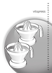 Moulinex vitapress PC302E01 Manual
