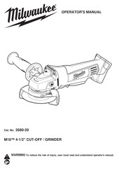 Milwaukee M18 2680-20 Operator's Manual