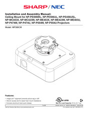 Sharp MP300CM Installation And Assembly Manual
