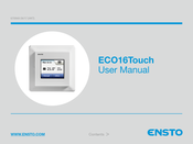 Ensto ECO16Touch User Manual