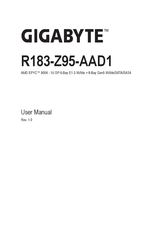 Gigabyte R183-Z95 User Manual