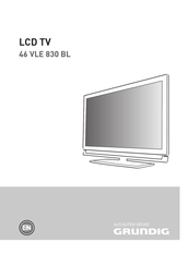 Grundig 46 VLE 830 BL Manual