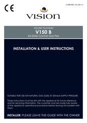 Vision Ezi-Slide V150 B Installation & User's Instructions