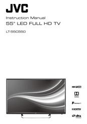 JVC LT-55C550 Instruction Manual