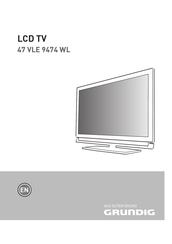 Grundig 47 VLE 9474 WL Manual