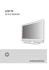 Grundig 40 VLE 8230 BP Manual