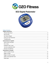 OZO Fitness SC2 Manual