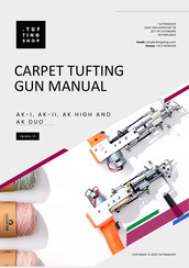 TUFTINGSHOP AK-II Manual