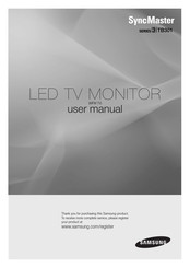 Samsung SyncMaster TB301 User Manual