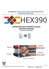 Smooth-Air HEX390 digi Installation & User's Instructions