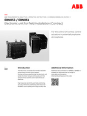 ABB EBN861 Operating	 Instruction