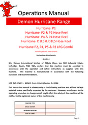 Demon Hurricane P2 LPG Combi Operation Manual