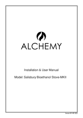 alchemy Salisbury Bioethanol Stove-MKII Installation & User Manual