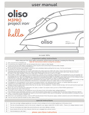 Oliso project iron M3PRO User Manual