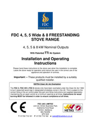 FDC 4 Installation And Operating Instructions Manual