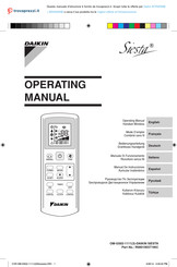 Daikin Siesta ARXN25NB Operating Manual