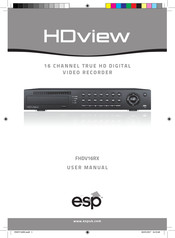 ESP HDview FHDV16RX User Manual