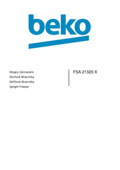 Beko FSA 21320 X User Manual