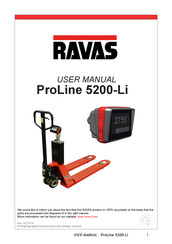 Ravas ProLine 5200-Li User Manual