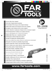 Far Tools ONE DS 200B Manual