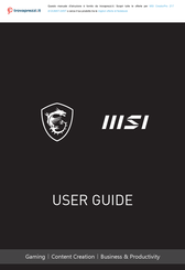 MSI CreatorPro Z17 A12UMST-245IT User Manual