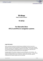 Caraudio-Systems TF-NTG3 Manual