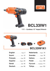 Bahco BCL33IW1 Manual