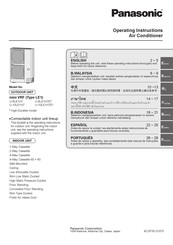 Panasonic U-8LE1H7E Series Operating Instructions Manual