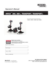 Lincoln Electric VRTEX TRANSPORT+ Operator's Manual