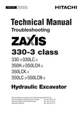 Hitachi 350LC-3 Technical Manual