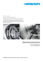 Imesa LM80PEDP Operating Instructions Manual