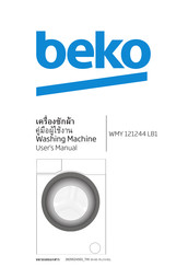 Beko WMY 121244 LB1 User Manual