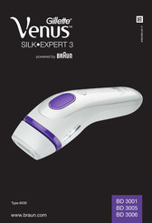 Braun Gillette Venus SILK EXPERT 3 BD 3005 Manual