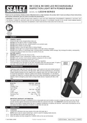 Sealey LED318R Quick Start Manual