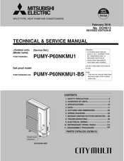 Mitsubishi Electric PUMY-P60NKMU1 Technical & Service Manual
