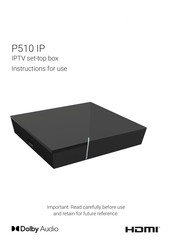 Ocilion IPTV Technologies P510 IP Instructions For Use Manual