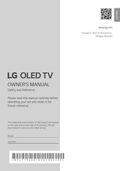 LG OLED65C36LA.AMQG Owner's Manual