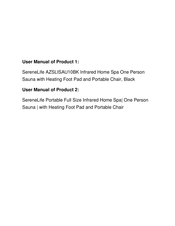SereneLife AZSLISAU10BK User Manual