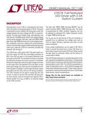 Linear Technology DC1160 Demo Manual