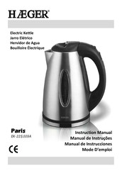 HAEGER Paris Instruction Manual
